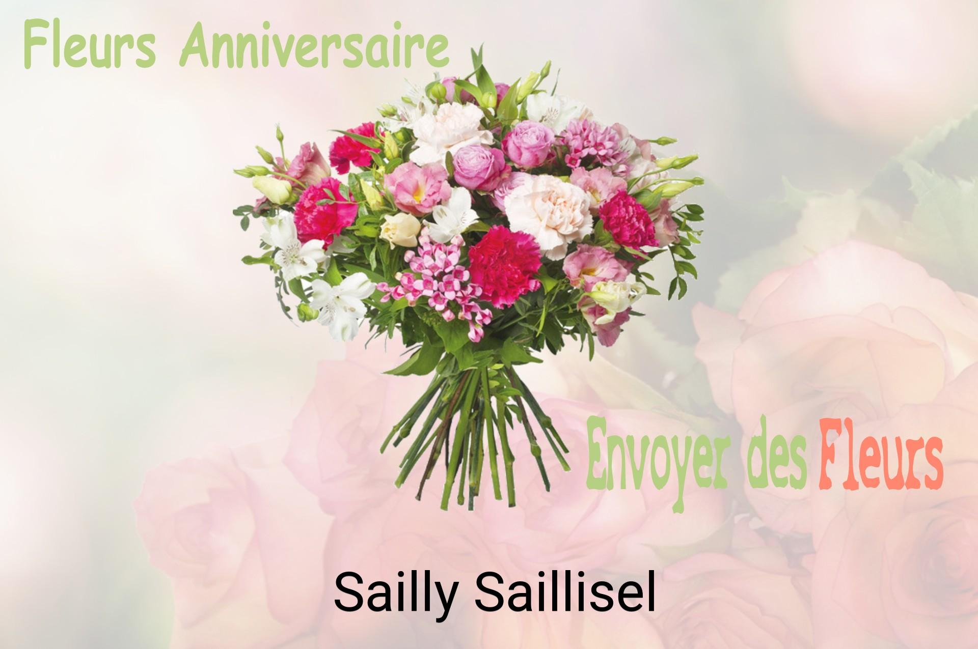Bouquet de fleurs d’anniversaire livré à Sailly-Saillisel