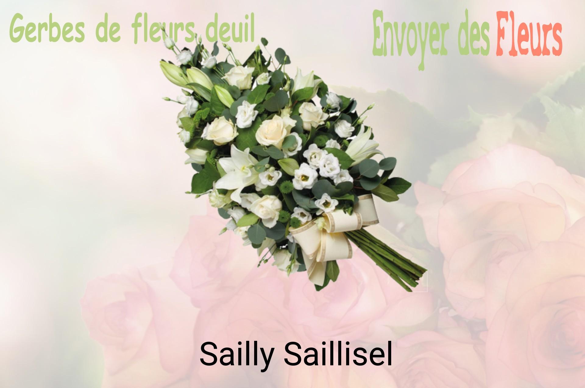 Gerbe de fleurs de deuil livrée à Sailly-Saillisel