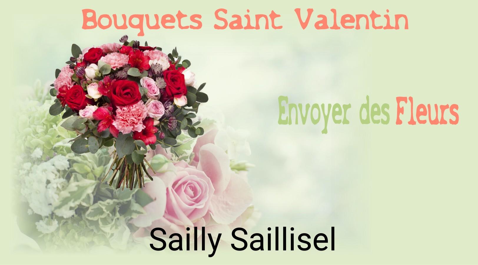Roses de Saint-Valentin livrées à Sailly-Saillisel